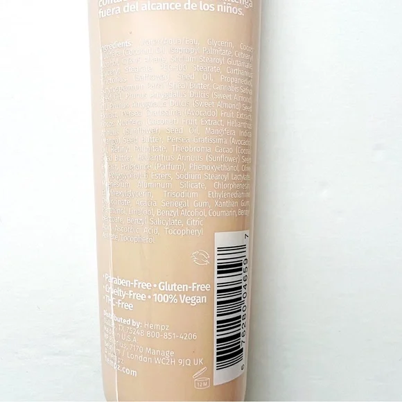 HEMPZ Koa & Sweet Almond Hydrating Herbal Hand Creme 4 oz - Picture 8 of 8